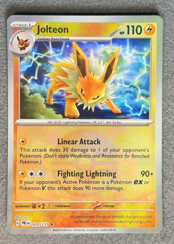 029 Jolteon [Poke Ball] Prismatic Evolutions Rare NM