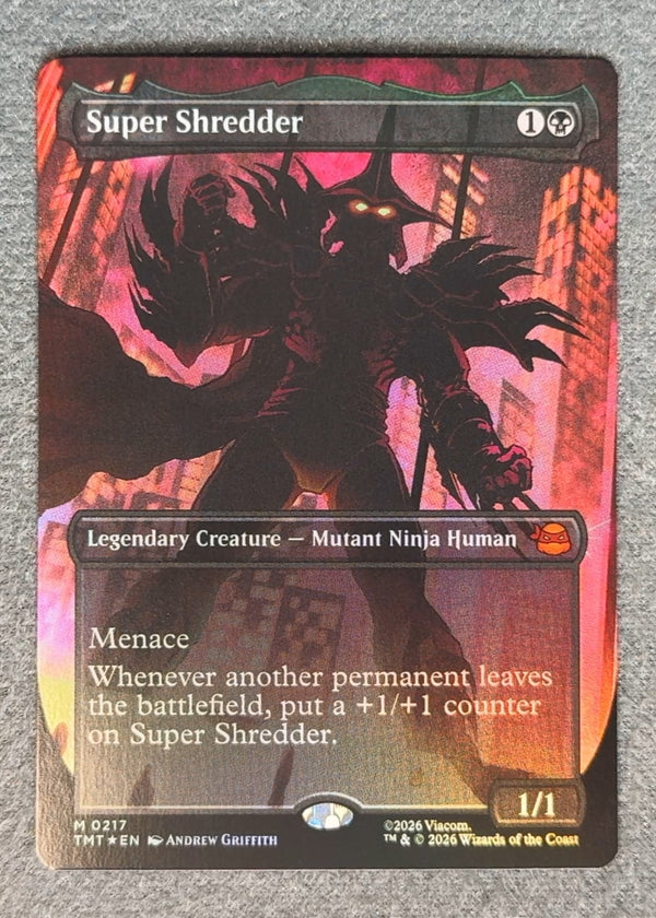 285 Super Shredder [Foil] Teenage Mutant Ninja Turtles Mythic Showcase Foil NM