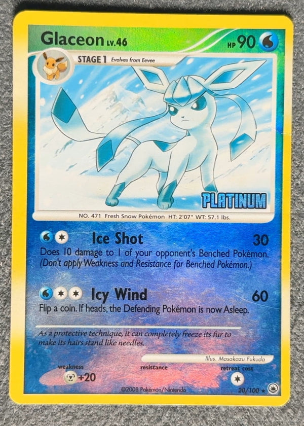 020 Glaceon [Reverse Holo] Majestic Dawn Rare DMG