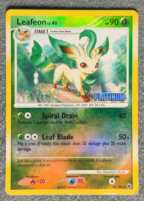 024 Leafeon [Reverse Holo] Majestic Dawn Rare DMG