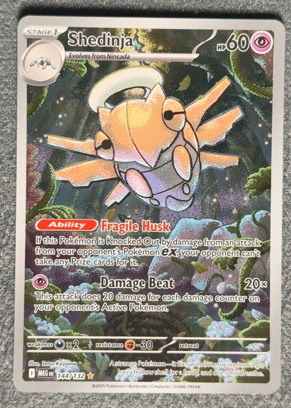 144 Shedinja Mega Evolution Illustration Rare NM