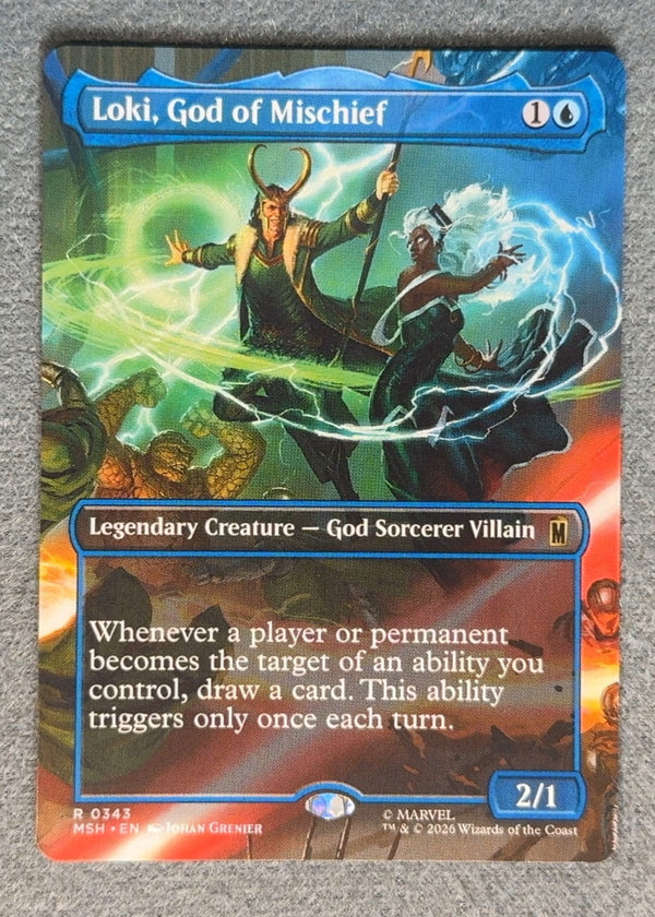 343 Loki, God of Mischief Marvel Super Heroes Rare Normal NM