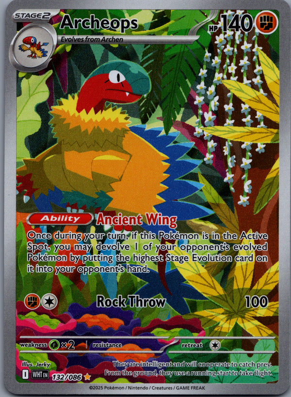 132 Archeops White Flare Illustration Rare Near Mint