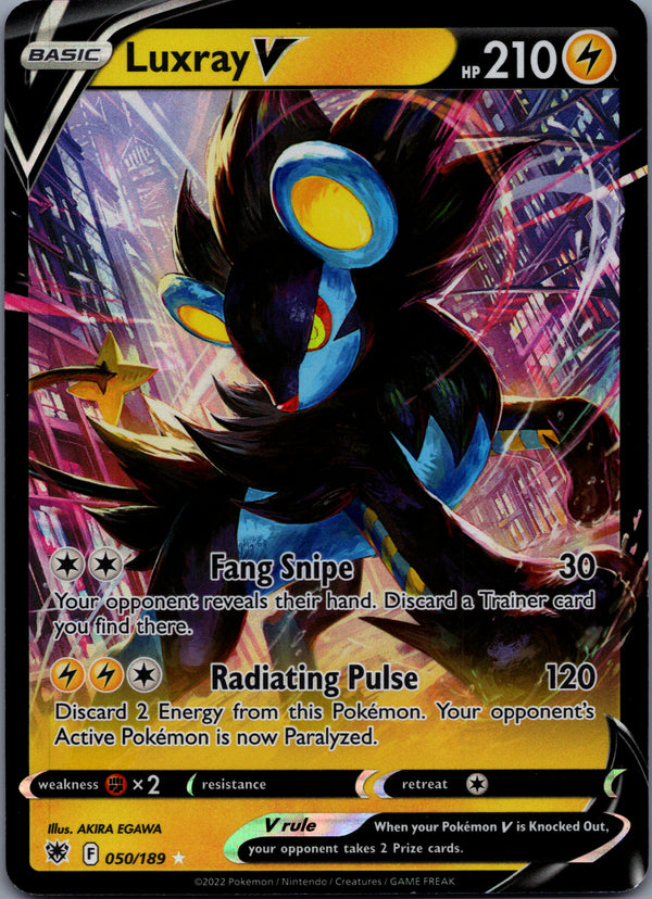 050 Luxray V Astral Radiance Holo Rare V Near Mint