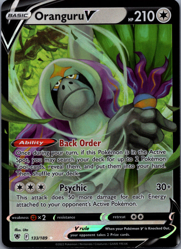 133 Oranguru V Astral Radiance Holo Rare V Near Mint