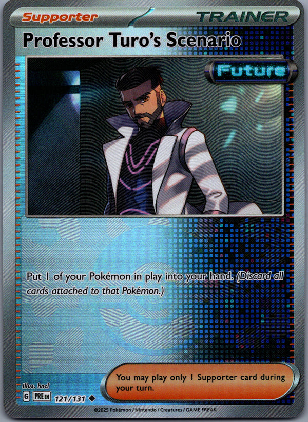 121 Professor Turo's Scenario [Poke Ball] Prismatic Evolutions Uncommon Near Mint