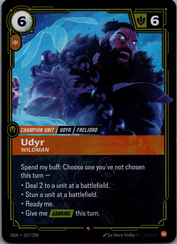 157 Udyr - Wildman [Foil] Origins Rare Near Mint