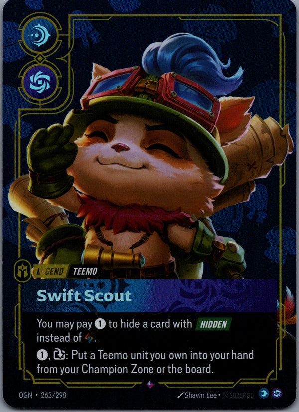 263 Teemo - Swift Scout [Foil] Origins Rare Near Mint
