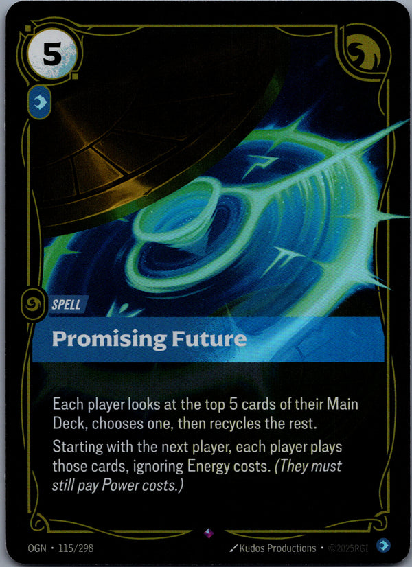115 Promising Future [Foil] Origins Rare Near Mint