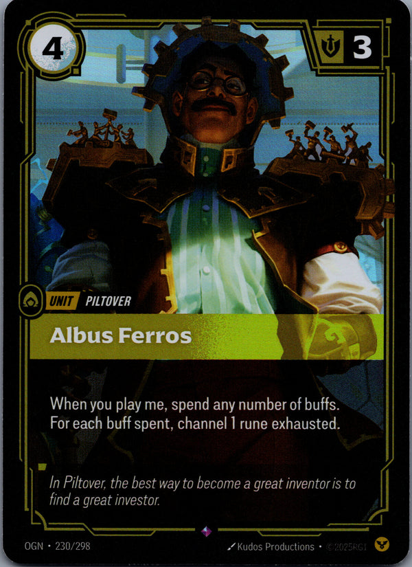 230 Albus Ferros [Foil] Origins Rare Near Mint