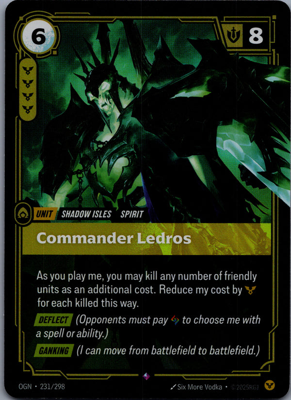 231 Commander Ledros [Foil] Origins Rare Near Mint