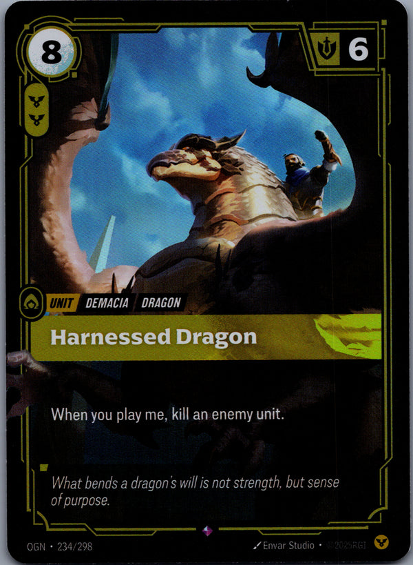 234 Harnessed Dragon [Foil] Origins Rare Near Mint