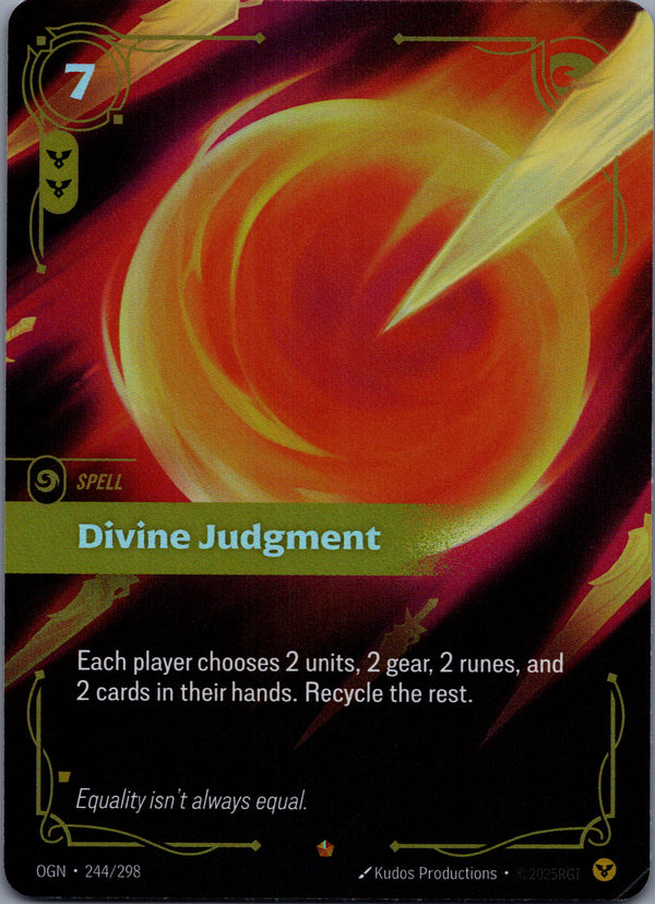 244 Divine Judgment Origins Epic Near Mint