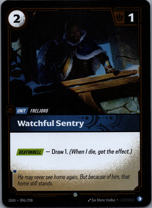 096 Watchful Sentry [Foil] Origins Common Near Mint