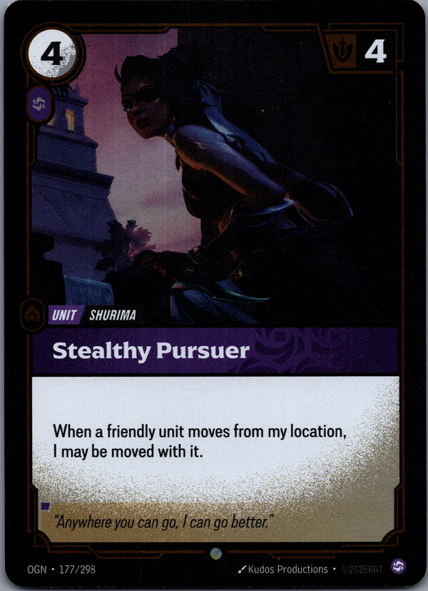 177 Stealthy Pursuer [Foil] Origins Common Near Mint