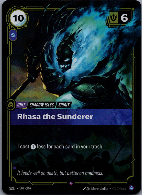 195 Rhasa the Sunderer [Foil] Origins Rare Near Mint
