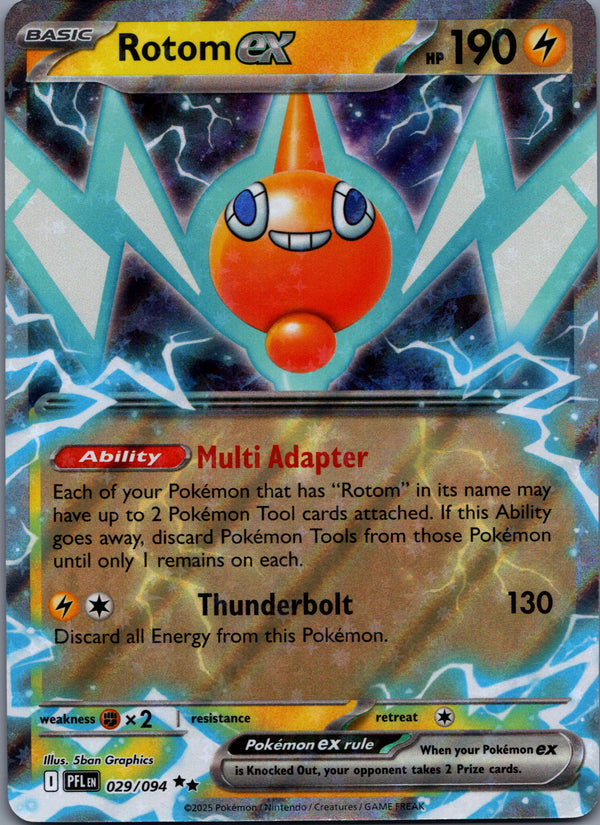029 Rotom ex Phantasmal Flames Double Rare Near Mint