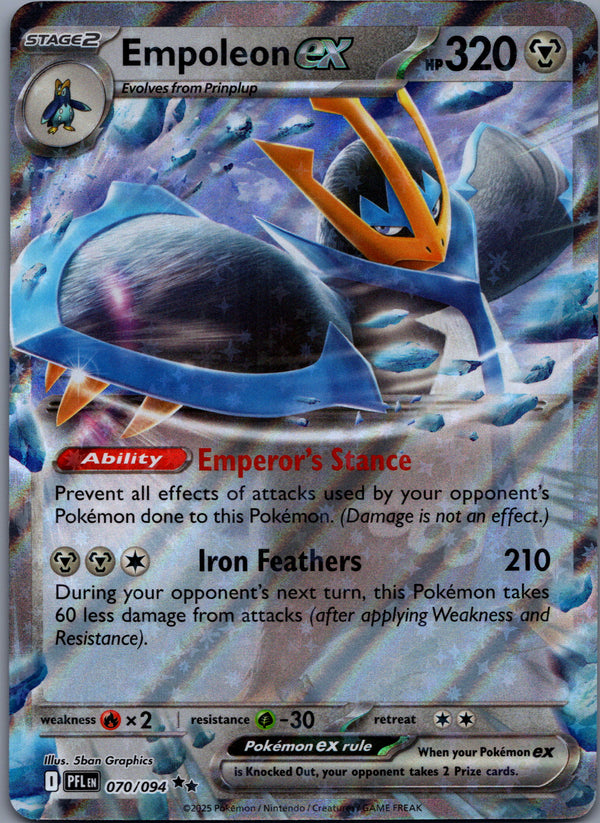 070 Empoleon ex Phantasmal Flames Double Rare Near Mint