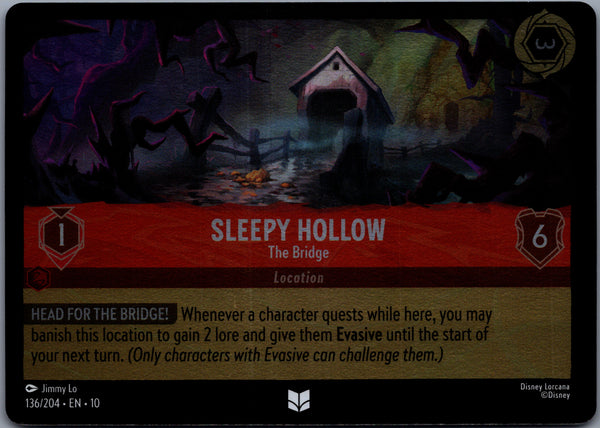 136 Sleepy Hollow - The Bridge [Foil] Whispers in the Well Uncommon Near Mint