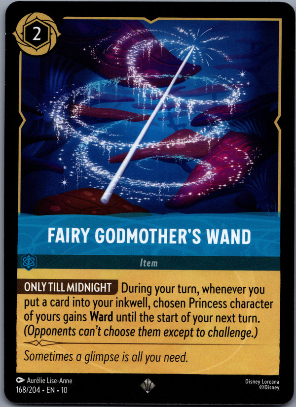 168 Fairy Godmother's Wand Whispers in the Well Super Rare Near Mint