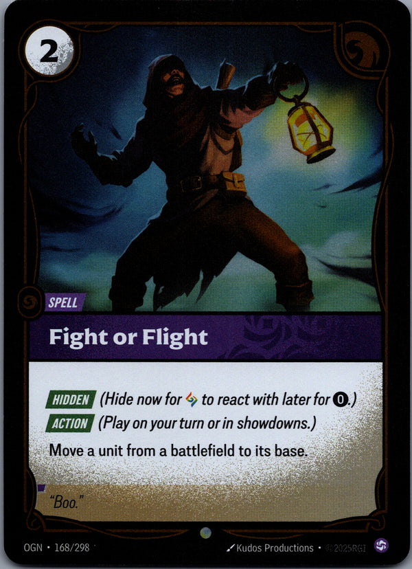 168 Fight or Flight [Foil] Origins Common Near Mint