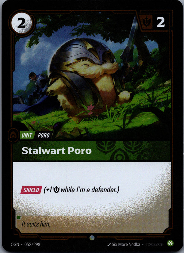 052 Stalwart Poro [Foil] Origins Common Near Mint