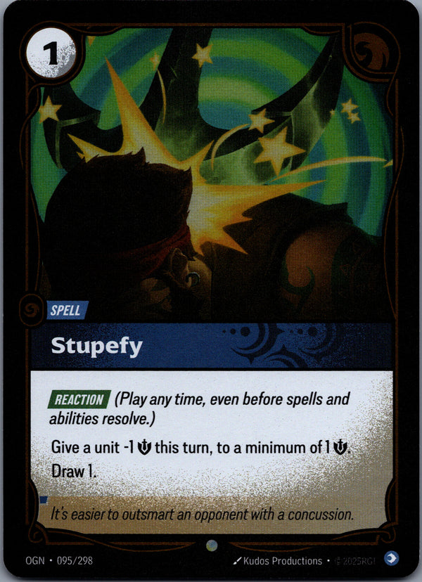 095 Stupefy [Foil] Origins Common Near Mint