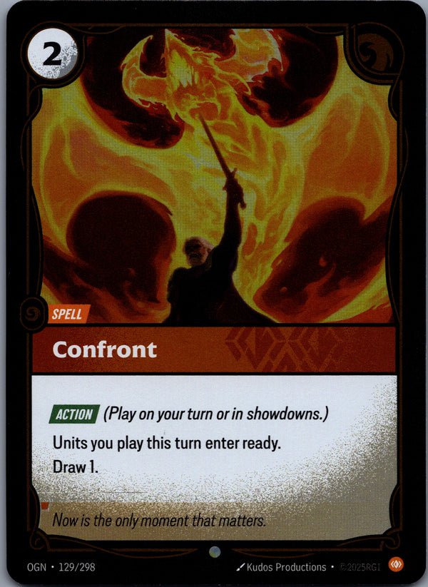 129 Confront [Foil] Origins Common Near Mint