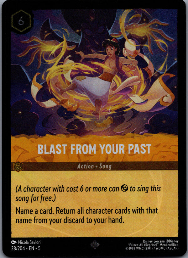 028 Blast from Your Past [Foil] Shimmering Skies Rare Near Mint