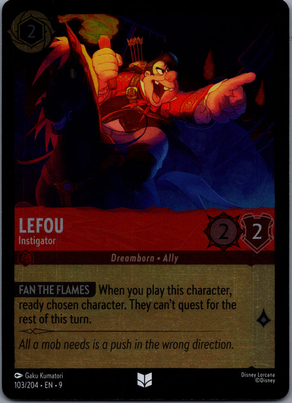 103 LeFou - Instigator [Foil] Fabled Uncommon Near Mint