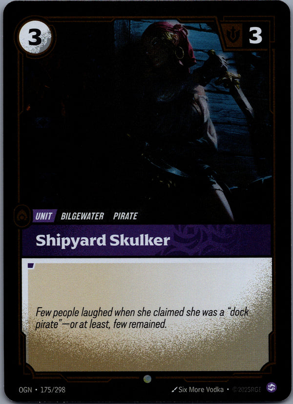 175 Shipyard Skulker [Foil] Origins Common Near Mint