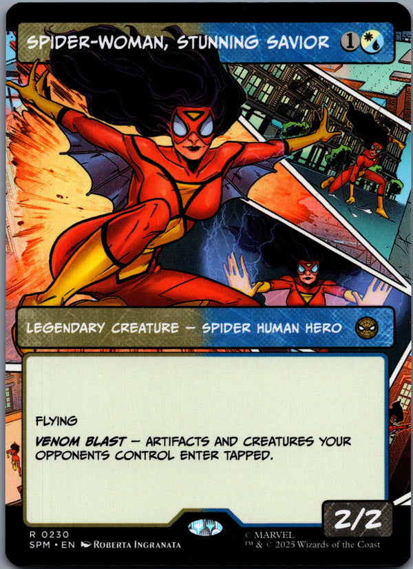 230 Spider-Woman, Stunning Savior Marvel's Spider-Man Rare Borderless Near Mint