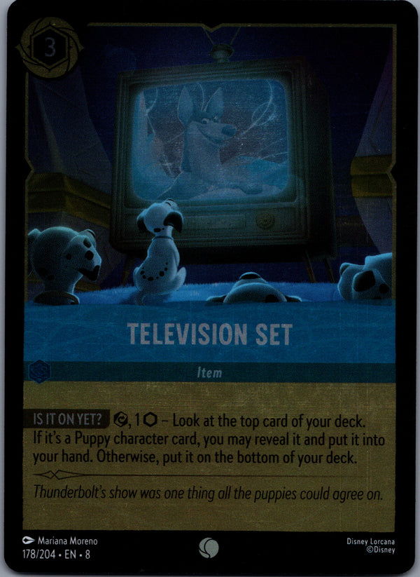 178 Television Set [Foil] Reign of Jafar Common Near Mint