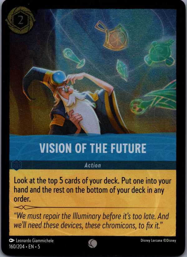 160 Vision of the Future [Foil] Shimmering Skies Common Near Mint