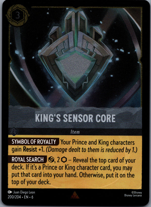 200 King's Sensor Core [Foil] Azurite Sea Rare Near Mint