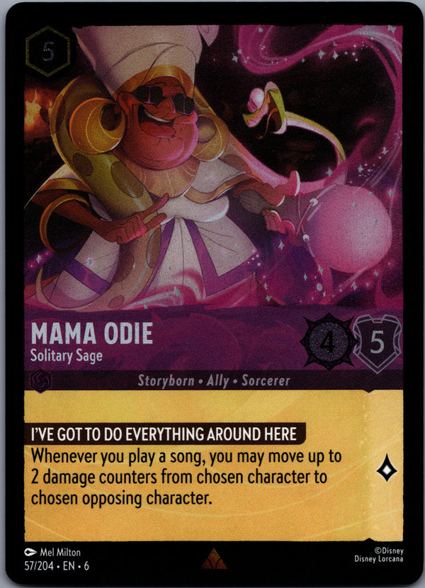 057 Mama Odie - Solitary Sage [Foil] Azurite Sea Rare Near Mint