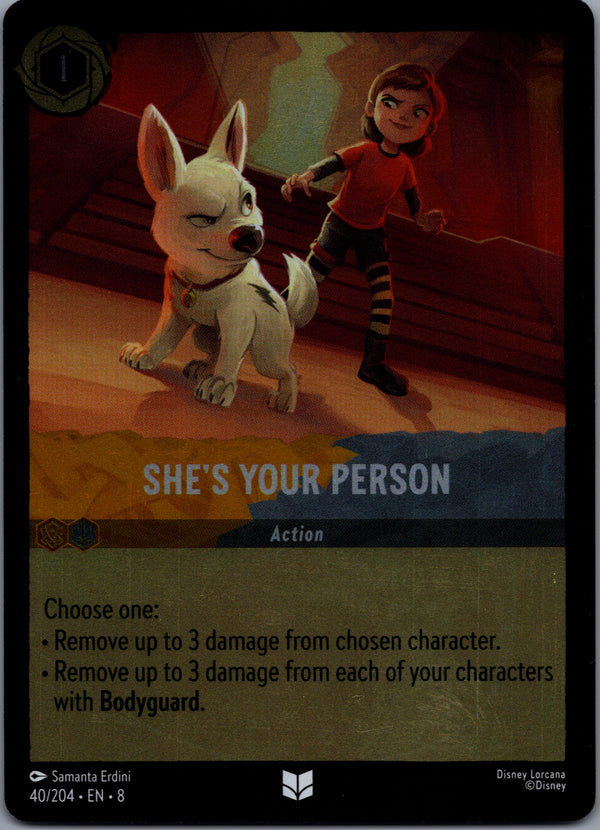 040 She's Your Person [Foil] Reign of Jafar Uncommon Near Mint