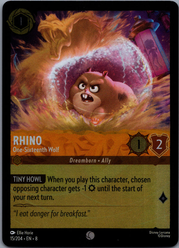 015 Rhino - One-Sixteenth Wolf [Foil] Reign of Jafar Common Near Mint