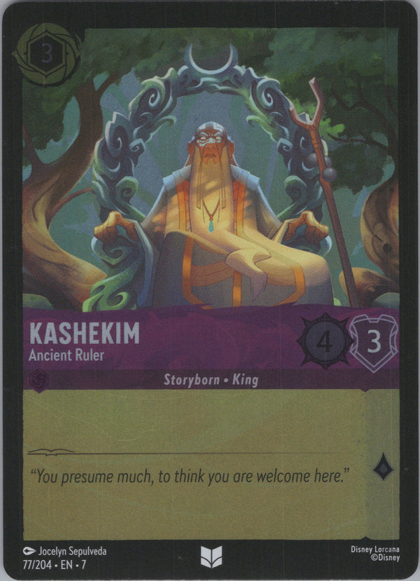077 Kashekim - Ancient Ruler [Foil] Archazia's Island Uncommon Near Mint