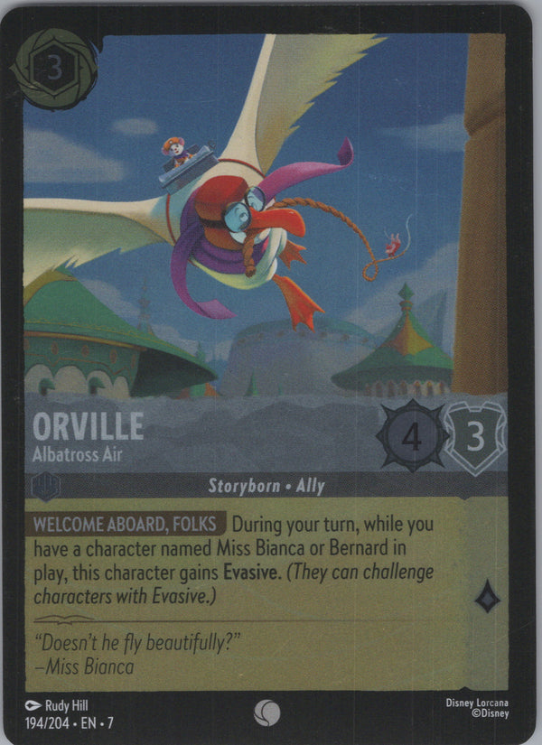 194 Orville - Albatross Air [Foil] Archazia's Island Common Near Mint