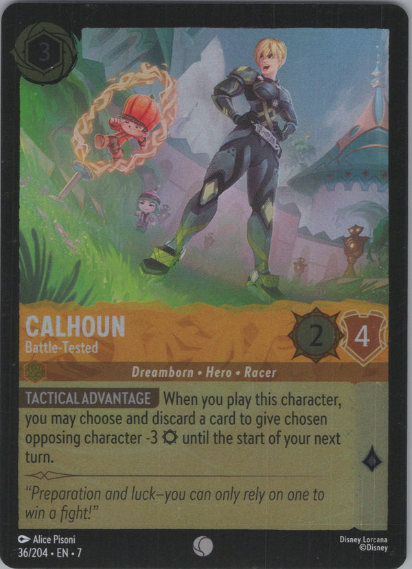 036 Calhoun - Battle-Tested [Foil] Archazia's Island Common Near Mint