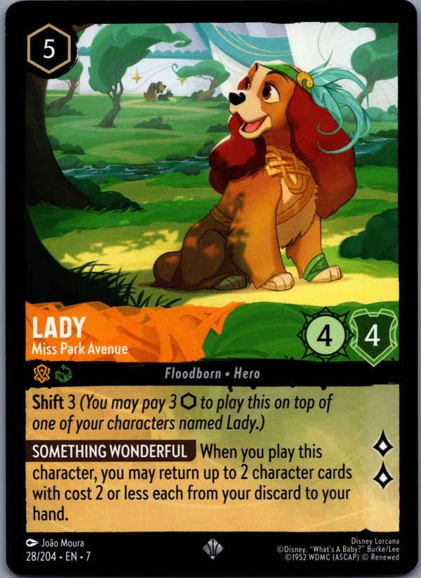 028 Lady - Miss Park Avenue Archazia's Island Super Rare Near Mint