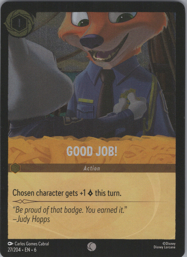 027 Good Job! [Foil] Azurite Sea Common Near Mint