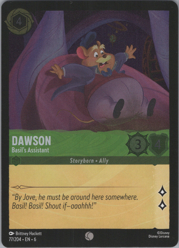077 Dawson - Basil's Assistant [Foil] Azurite Sea Common Near Mint