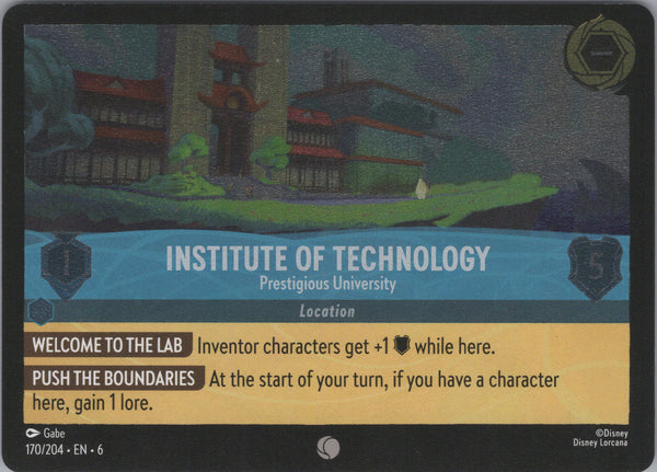 170 Institute of Technology - Prestigious University [Foil] Azurite Sea Common Near Mint