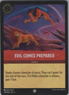 128 Evil Comes Prepared [Foil] Shimmering Skies Common Near Mint