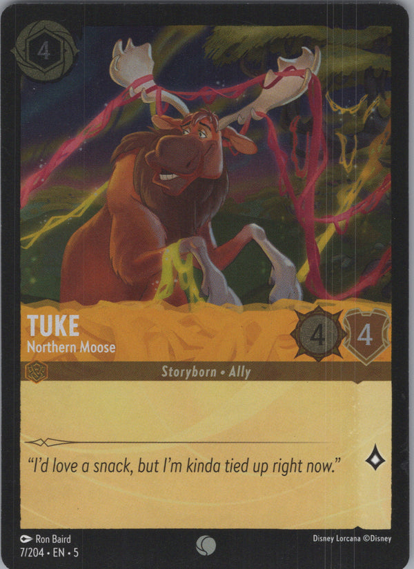 007 Tuke - Northern Moose [Foil] Shimmering Skies Common Near Mint