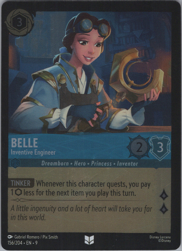 156 Belle - Inventive Engineer [Foil] Fabled Uncommon Near Mint