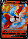 035 Cinderace V Rebel Clash Holo Rare V Near Mint