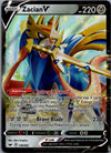 138 Zacian V Sword & Shield Holo Rare V Near Mint